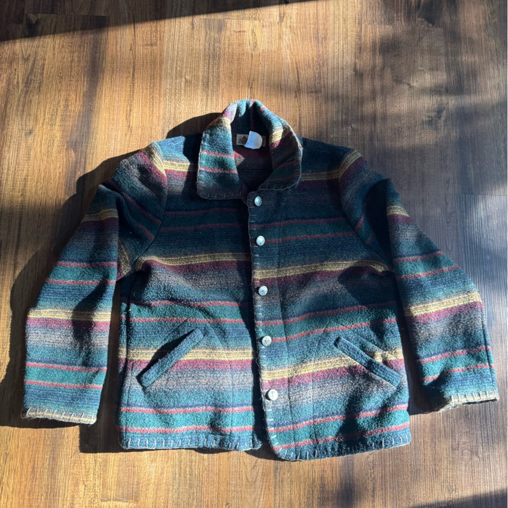 Multicolor Wool Blend Jacket